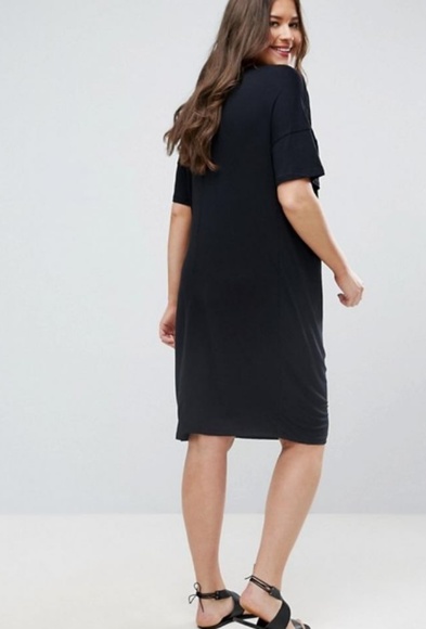 ASOS Curve Oversize Midi Dress with Placket Detail - Picture 4 of 4